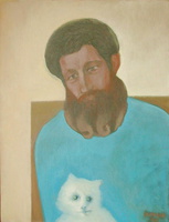 А. Визиряко. Портрет Евгения Рожкова. Х.,м., 2001 г.