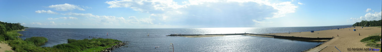 Панорамные фото зеленогорской бухты Э.Мазура