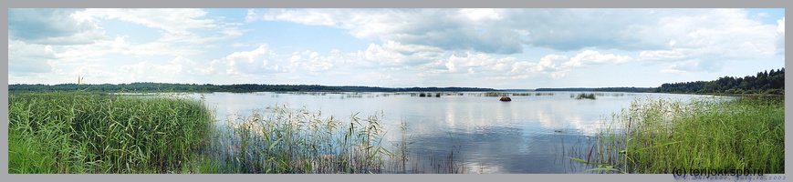 3. Лемболовское озеро (снято со стороны Керро - июль 2002)