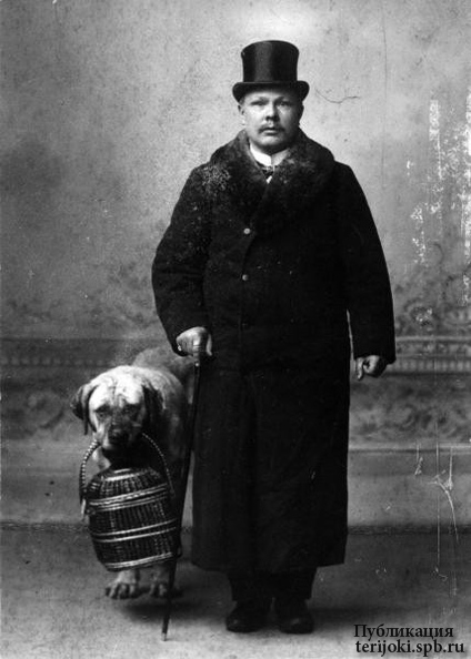 Й.Грёнроос-ст. и пес Феликс 1903г..jpg