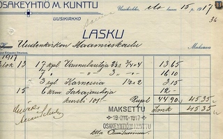 sr Uusikirkko Kunttu 1917